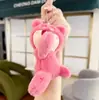Lindo llavero de cordero de peluche, muñeco de peluche, colgante para bolso de pareja, juguete de máquina de peluches, accesorio de regalo