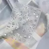 Adesivos de Unha Tomoni em Relevo, Adesivos de Unha Ins Populares e da Moda, Acessórios de Unha de Gato em Forma de Coração Ultra-Finos e Sem Costura