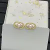 Brincos de Moda Pérola Tendência Marca Nova Dior/Di Estilo Europeu e Americano Brincos Vintage para Mulheres Venda Direta de Fábrica