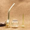 /Práctico/Hermoso/Transparente Cigarrillo Rollo Hookah/Pipa de Agua de Doble Propósito Filtro de Cobre para Fumar