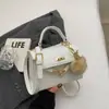 Bolso de mujer personalizado, bolso de hombro versátil para mujer con estampado de piedra, nuevo bolso de mano de moda de invierno, bolso Kelly retro a la moda