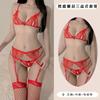 Golden Night Sexy Underwear Roupa íntima feminina Sexy Pure Desire Temptation Arquivo aberto Sem decolagem plus size Sem decolagem Perspectiva Renda Perspectiva