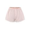 Ds25033-25 Primavera Novo Estilo Europeu e Americano Menina Doce Listrado Renda Casa Casual Calças Shorts