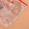 Bolsa transparente con cremallera al por mayor de fábrica bolsa de plástico autosellante suministros para estudiantes papelería bolsa para documentos logo imprimible