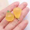 Accesorios de Frutas de Simulación de Resina Limón Tridimensional Uvas Fresas Manzanas Accesorios para Joyería Colgantes para Manualidades Collares Colgantes