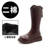 Nuevas botas largas de verano para niñas, botas altas infantiles, botas Martin para niñas, botas altas de cuero, botas sencillas de viaje para niños mayores