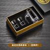 Set de Caja de Regalo con Dispensador de Licor, Juego de Copas para Vino Blanco, Vaso Jinshan Bala con Lámina Dorada, Dispensador de Licor, Copa de Vino, Copa Pequeña de Vino, Colección de Vidrio