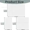 Arandela Aislante Placa de Pared Rectangular Sellador de Enchufe Aislante para Interruptor de Lámpara Reemplazo de Espuma Aislante Arandela Resistente a la Intemperie