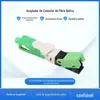 Acoplador Conector de Fibra Óptica SC Conector Rápido FTTH Casa Conector Frio Conexão Fria Rápida Sem Fusão Sem Emenda