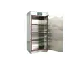 Gabinete de desinfección con ozono con apertura frontal y trasera para ventanas de transferencia de sala limpia, utilizado en proyectos de purificación de fábricas de electrónica, desinfección a baja temperatura con ozono