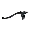 Motocicleta Xinyuan adecuada para motocicleta de apoyo Qianjiang 22 accesorios de manillar manillar espejo asiento conjunto de soporte piezas de aluminio negro