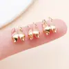 Botão de Pressão Lateral de Ferro Conector de Extremidade Dupla Orelha Fivela Pulseira Colar de Pérolas Artesanal DIY Fivela para Miçangas Ornamentos Acessórios