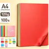Cartolina Colorida, Cartolina Dura, Papel Colorido, Papel para Artesanato, Papel Grosso e Duro para Crianças da Educação Infantil e Alunos, Papel A4, Papel para Cópia