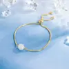 Pulsera de Piedra Ojo de Gato Estilo Lujo Ligero para Mujer, Diseño de Nicho, Pulsera de Estilo Deslizante, Joyería de Mano de Estilo Simple y Fresco