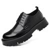Zapatos de otoño para hombre, zapatos de herramientas retro, zapatos casuales de cuero para negocios, zapatos grandes para jóvenes, botas Martin británicas, una generación de cabello