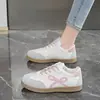 Tênis de Treino Retro Alemão Transfronteiriço para Mulheres, Novo Modelo Primavera/Verão 2026, Cadarço de Laço Color-Blocking Tênis Esportivo Casual de Comércio Exterior