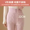 Pantalones Térmicos de Lana Leggings Acolchados para Mujer Invierno Forrados de Polar Engrosados de Cintura Alta Talla Grande del Noreste Pantalones Extra Gruesos de Cachemir y Algodón