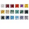 Piedras Cuadradas de Moissanita de Corte Princesa de Colores en Color D, Amarillas, Rojas, Azules, Piedras Sueltas de Moissanita con Certificado Gra al por Mayor
