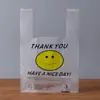 Sacolas com Rosto Sorridente, Sacolas Plásticas com Padrão de Rosto Sorridente, Sacolas de Compras, Sacolas de Conveniência Atacado, Sacolas Tote, Versões Espessadas para Supermercados e Restaurantes