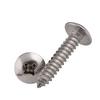 Tornillos de Acero Inoxidable 304 de Cabeza Plana Grande M3M45M6Ta Cabeza de Paraguas Cabeza Ancha Tornillos para Madera Resistentes a la Corrosión y Duraderos