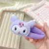 Presilha de Cabelo de Pelúcia Desenho Animado para Meninas, Presilha Grande BB para Estudantes, Presilha Fofa para Franja Lateral, Doce Acessório de Cabelo