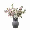 Gelatina de Melón Flor Flores Artificiales Flores Falsas Plantas Verdes Venta al por Mayor Decoración de Bodas Manualidades Estilo Ins Fabricante Transfronterizo