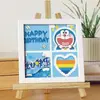 Presente Artesanal Pintura com Diamantes Brilhantes Brinquedo Educativo com Adesivos de Diamante e Porta-Retrato Peça de Exibição Criativa DIY