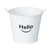 Balde de imitação de lata pequeno Balde de flores Balde de flores Plantação verde Conjunto de plantio carnudo Vaso Balde decorativo de mesa Mini vaso de flores de plástico