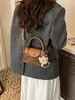 Bolso Exquisito y de Moda de Color Bloqueo de Color Nicho 206 Nueva Moda Versátil Bolso Cruzado para Mujer Mini Bolso de Mano