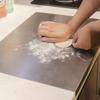 Tabla de cortar gruesa de acero inoxidable de doble cara para amasar masa, cortar frutas y picar verduras, Venta al por mayor y Exportación transfronteriza