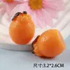 Acessórios de resina de frutas tridimensionais simulação morango limão pêssego pingente de joia diy material de geladeira atacado