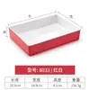 Kaibaiya vajilla de melamina ángulo recto caja cuadrada de plástico plato plato para hot pot comercial plato para barbacoa de autoservicio plato de exhibición