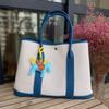 2025 Bolso Nuevo de Cuero Genuino para Mujer Bolso de Hombro Cruzado Bolso Tote Color Block Bolso Jardín Portátil Bolso Grande Bolso de Compras Bolso Balde