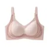 Sujetador de Copa Fija Levanta Busto Sin Aros, Sujetador de Ajuste Lateral del Pecho, Sujetador sin Espalda Beauty Seamless, Estilo Delgado