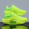 Zapatillas para Correr para Estudiantes Varones y Niños Mayores, Zapatillas de Running Profesionales con Amortiguación de Aire y Placa de Carbono, Malla Transpirable con Bloques de Color Estilo Graffiti
