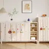 Cortina Cubierta para Gabinete de Cocina Estilo Abierto a Prueba de Niños a Prueba de Polvo Cortina Cubierta para Zapatero Gabinete de Almacenamiento Cortina para Cubrir Cortina de Tirar
