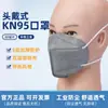 Mascarilla Kn95 Montada en la Cabeza Industrial Antipolvo Válvula de Respiración Desechable Industrial Carbón Activado Eliminación de Formaldehído Mascarilla N95