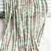 4*2mm Colorido Jade Imitación Forma de Platillo Volador Ábaco Patrón Cuentas Sueltas DIY Hecho a Mano Collar Pulsera Accesorios de Joyería