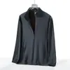 Ropa de Protección Solar de Seda de Hielo UPF50+ para Parejas Verano Delgada Cuello Alto Secado Rápido Ropa de Protección Solar Chaqueta Holgada Talla Grande para Papá