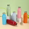 Nueva Botella de Leche Americana de Boca Pequeña Taza Térmica de Acero Inoxidable 304 Mate con Aislamiento al Vacío Taza de Agua para Ciclismo Deportivo al Aire Libre