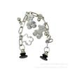 Zuecos de Venta Caliente Transfronterizos Accesorios Cadena Metálica de Perlas Hebilla de Zapato de Pedrería Lista para Usar Zapatos de Jardín Decoración de Combinación DIY