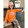 Camiseta de manga larga de dibujos animados para niños, nuevo estilo elegante para primavera y otoño 2026 para niñas, 100% algodón puro, camiseta básica cómoda y versátil