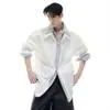 Moda Japonesa Tendencia Versátil Nuevo Estilo Harajuku Ins Simple Elegante Artístico Perezoso Camisa Falsa de Dos Piezas