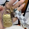 Llavero con colgante de oro puro 999 que garantiza la riqueza, con cadena para teléfono móvil y colgante para bolso, ideal como regalo de cumpleaños para novio o novia.