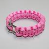 Pulsera de Paracord Ajustable Hebilla de Acero Pulsera Salvavidas Pulsera Salvavidas de Emergencia Pulsera de Camuflaje Verde Pulsera Tejida a Mano