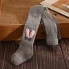 2023 primavera y otoño bebé niñas españolas leggings calcetines orejas de conejo Niños Bebé pantimedias de una pieza gran trasero