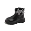 Botines Cortos Estilo Británico para Niñas 2026 Invierno Nuevos Botines para Niños de Moda Versátiles para Bebé Niña Calidez con Felpa Botas Martin
