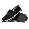 Novo Estilo Sapatos de Pano Velho Pequim para Homens, Respirável, Casual, Leve, Resistente ao Desgaste, Slip-On, Antiodor, Absorvente de Suor, Sapatos de Pano de Artemísia para Homens