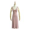 Vestido Longo Puro Renda Alça Quadril Sexy Estilo Spice Girl Vestido Base Justo Roupa Íntima Feminina Roupa Externa