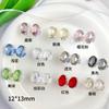 Joyería de diamantes para uñas súper flash rosa pila de diamantes cristal pila de diamantes acabado huevo de paloma a través del color inferior bola de diamante rosa